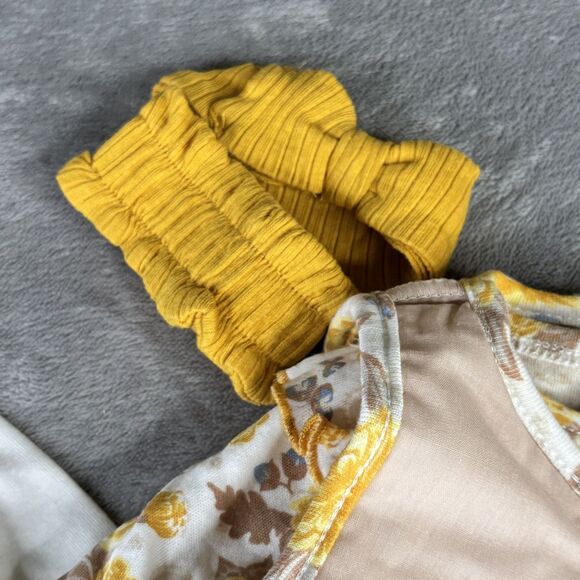 Nicole Miller Disney Baby 0-3M Outfit Lot Set Mickey Fall Floral Pants Vest NWT - Picture 11 of 14